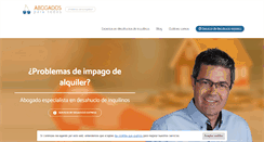 Desktop Screenshot of abogadosparatodos.net