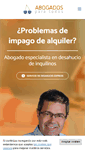 Mobile Screenshot of abogadosparatodos.net